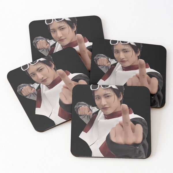 Item preview,  Seonghwa Flipping Off Meme designed and sold by SergioHolland.