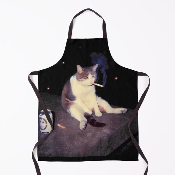 Item preview, Smoking Cat Meme  Funny Cigarette Kitten Brainrot designed and sold by SergioHolland.