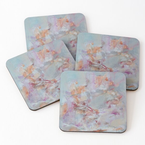 Item preview, Pink grey abstract designed and sold by Olga Lashko.