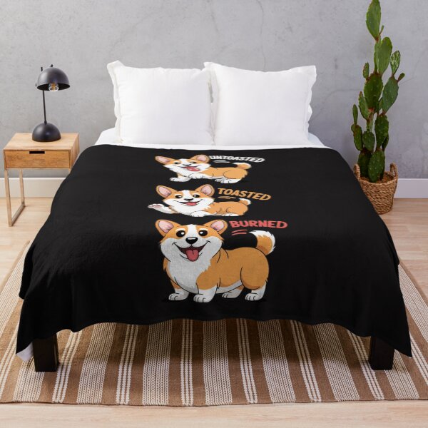Item preview, Dog Lovers Untoasted Toasted Burnt Corgi designed and sold by Ikwalima.
