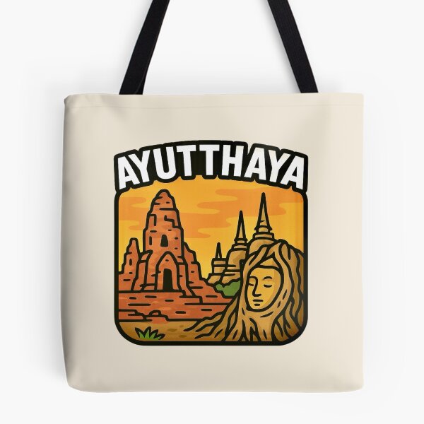 Item preview, Ayuthaya, Thailand — Ancient Ruins & Buddha Tree Roots designed and sold by Myra365Art.