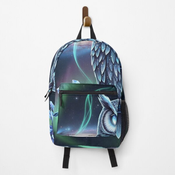 Item preview, Enchanted Cosmic Owl – Mystical Galaxy Owl Fantasy Art Print designed and sold by Stellar Whiskers.