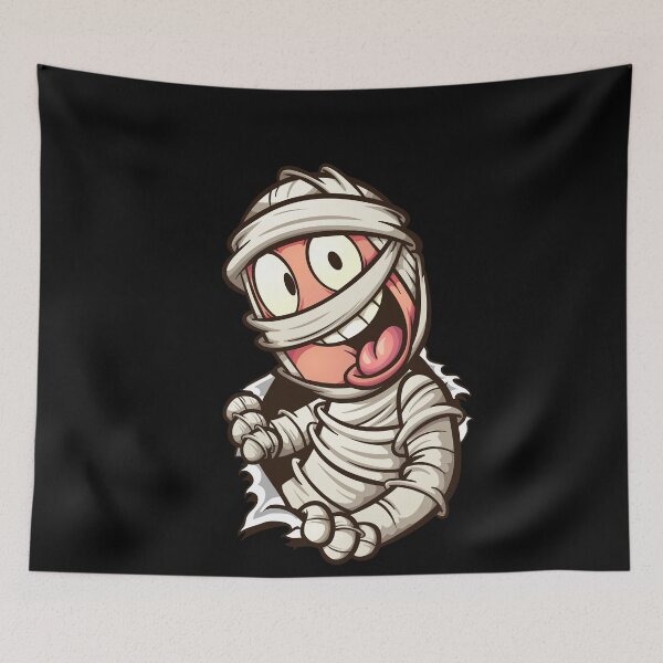 Item preview, Halloween Mummy bursting out - Creepy funny spooky design designed and sold by messy-nessie.