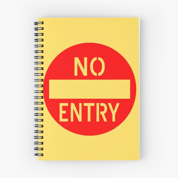 Item preview, No Entry Sign – Keep Out Warning Design designed and sold by Ching Teoh.