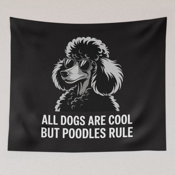 Item preview, Dogs are Cool But Poodles Rule designed and sold by Ikwalima.