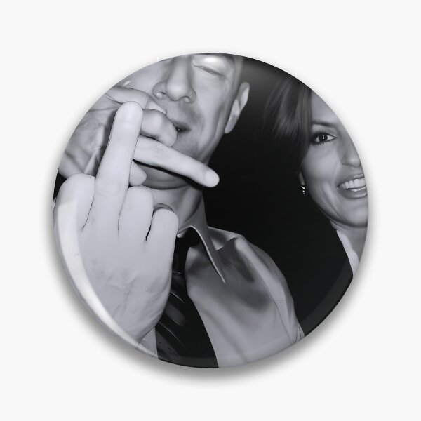 Item preview, Elliot Stabler And Olivia Benson Actors And Musicians Giving The Middle Finger Meme designed and sold by HelenCarr1.