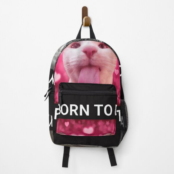 Item preview, Born To Dilly Dally Forced To Lock In Cat Meme designed and sold by GriceldaSanchez.