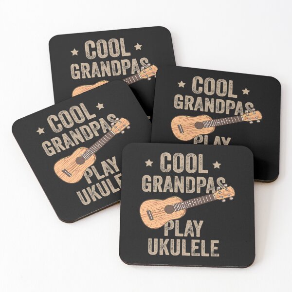 Item preview, Cool Grandpas Play Ukulele Ukulele Music Guitar designed and sold by Schuenemeyer.