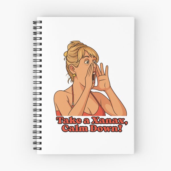 Item preview, Take a Xanax Calm Down Funny Cartoon Meme - RHONY Ramona designed and sold by SimplyJasper.