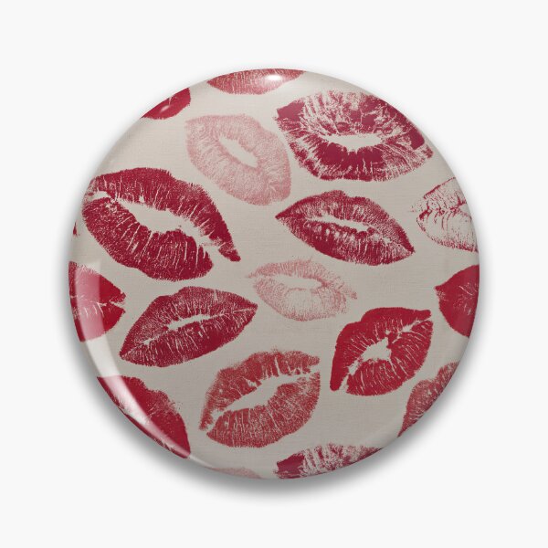 Item preview, Red Lipstick Kiss Print Pattern – All Over Lips Design designed and sold by Kybruno's Creations.