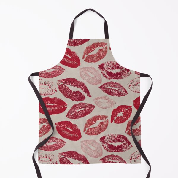 Item preview, Red Lipstick Kiss Print Pattern – All Over Lips Design designed and sold by Kybruno's Creations.