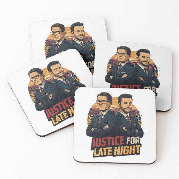 Item preview, Jimmy Kimmel Justice For Late Night designed and sold by MaiaRayno.
