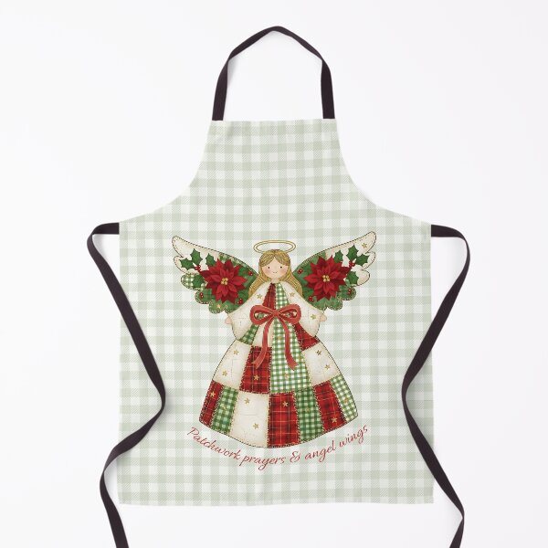 Item preview, Patchwork Prayers & Angel Wings – Quilted Christmas Angel designed and sold by MvuuStudio.