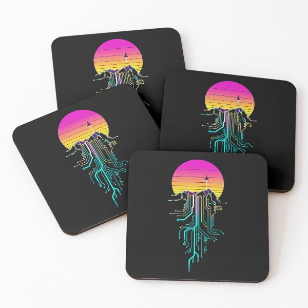 Item preview, Synth Mountain Sunrise designed and sold by arhanaure.