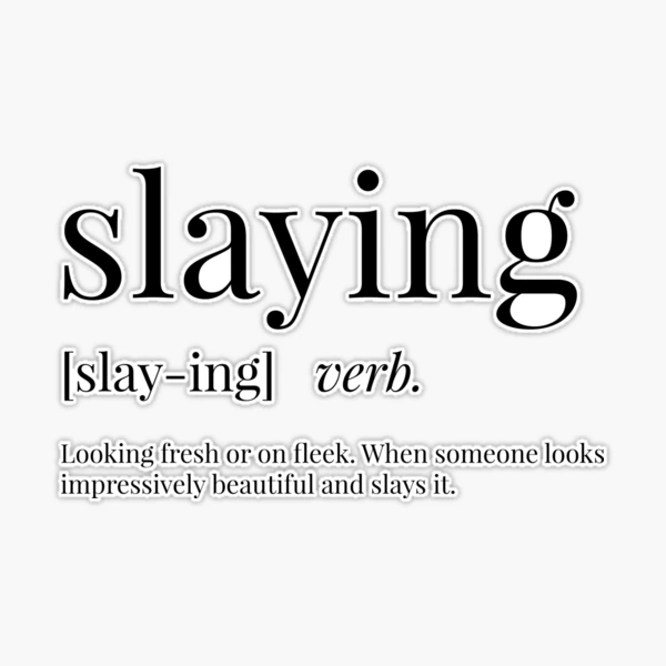 Slaying Definition Magnet for Sale by definingprints