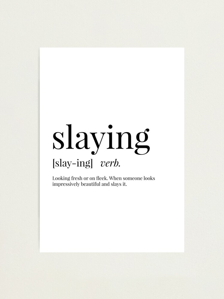 Slaying Definition Magnet for Sale by definingprints