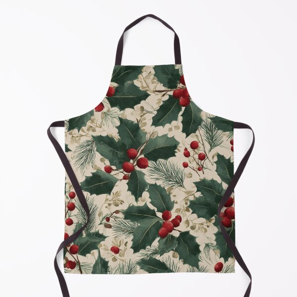 Item preview, Holly & Berries Christmas Pattern designed and sold by ArgentoArt.