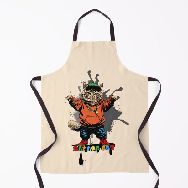 Artikelvorschau, Hip Hop Kitty - Streetstyle-Einstellung entworfen und verkauft von Way-Of-Art.