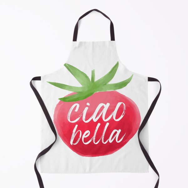 Item preview, Ciao Bella Tomato – Cute Italian Watercolor Sticker designed and sold by NatyMairena.