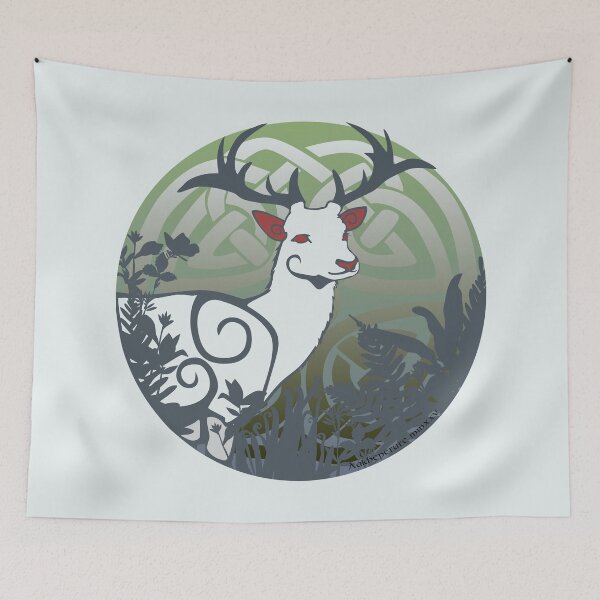 Item preview, Yr Hydd wen | The White Hart designed and sold by Aakheperure.
