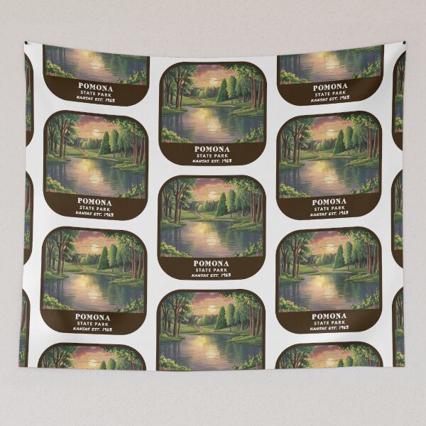 Item preview, Vintage Pomona State Park (Kansas State Park) designed and sold by RabbitK.