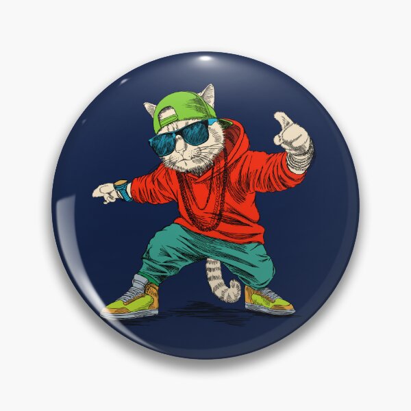 Item preview, Cool Rapper Cat – Streetwear Vibes designed and sold by Way-Of-Art.