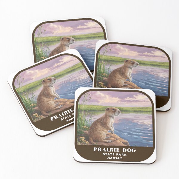 Item preview, Vintage Prairie Dog State Park (Kansas State Park) designed and sold by RabbitK.