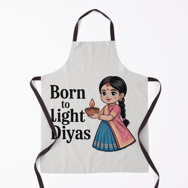 Artikelvorschau, Born to Light Diyas – Niedliches Diwali-Fest-Design entworfen und verkauft von Jollys-ArtShop.