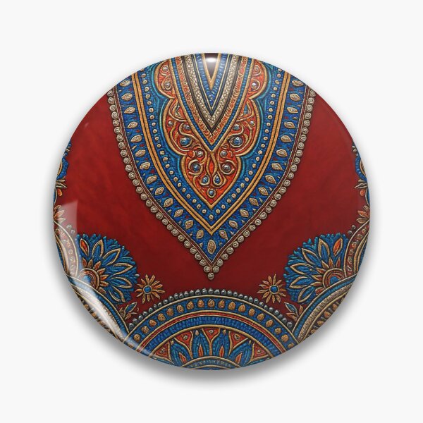 Item preview, Royal Gold Dashiki Pattern designed and sold by Le Pédagogue.