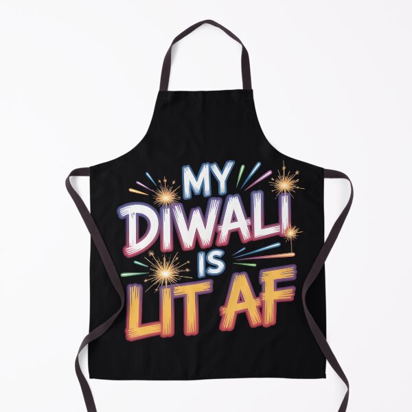 Item preview, My Diwali Is Lit AF – Bold Streetwear Festival Design designed and sold by Jollys-ArtShop.