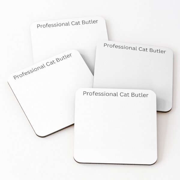 Item preview, Professional Cat Butler – Cat Humor Tee designed and sold by BoldTextCo.