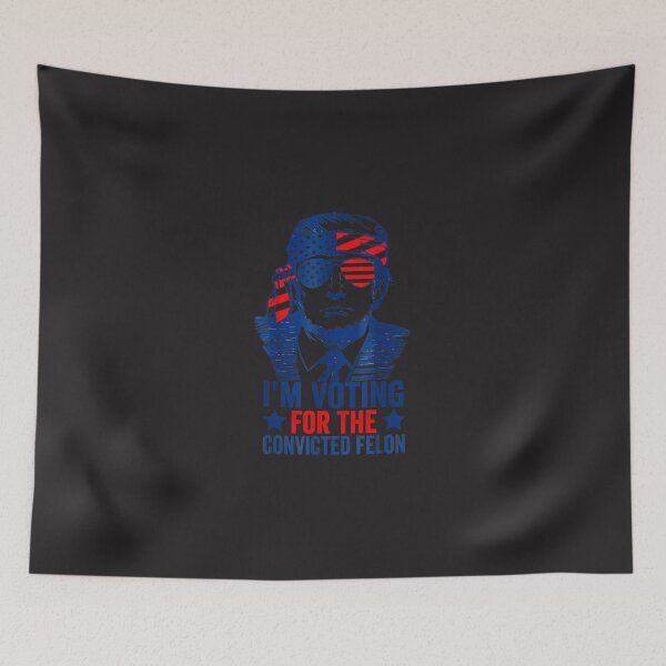 Item preview, I'M-Voting-For-The-Convicted-Felon-Funny-Trump-2024-(3) designed and sold by foellzzra.