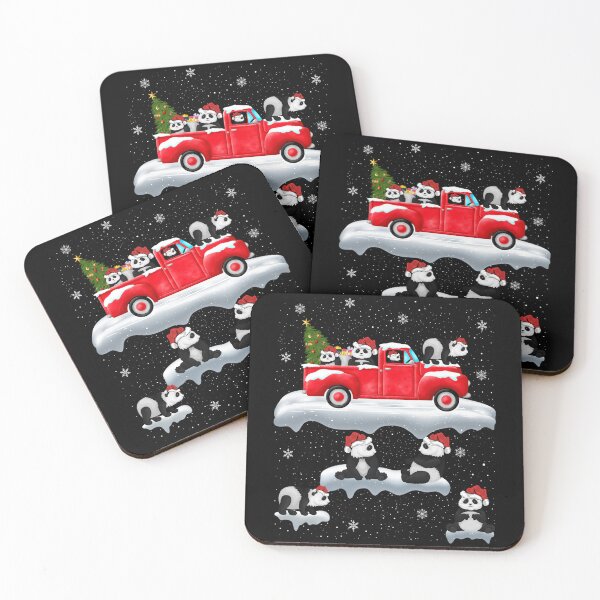 Item preview, Panda Driving Christmas Tree Red Truck Panda Christmas designed and sold by tedroyegelsd.