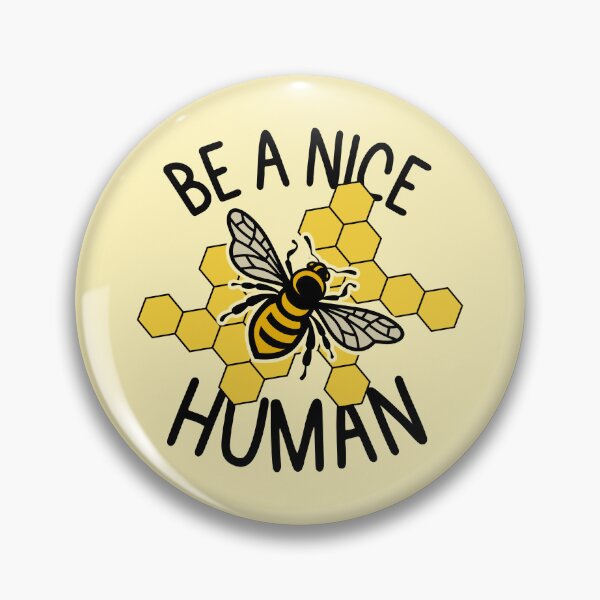 Item preview, Be a nice human designed and sold by NettiesWallArt.