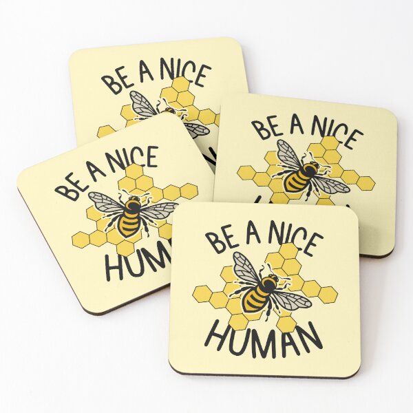 Item preview, Be a nice human designed and sold by NettiesWallArt.