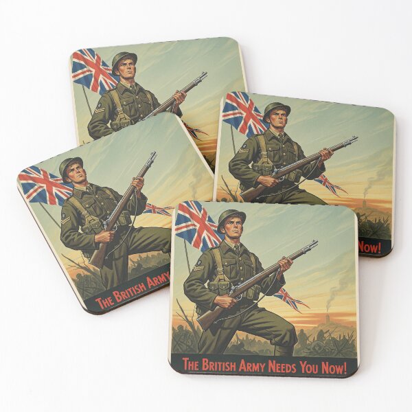 Item preview, British Army 1945 Poster designed and sold by Skyframe Aviation.