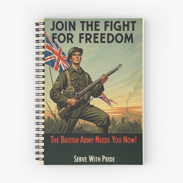 Item preview, British Army 1945 Poster designed and sold by Skyframe Aviation.