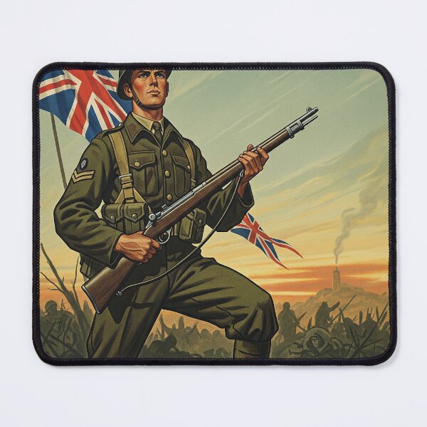 Item preview, British Army 1945 Poster designed and sold by Skyframe Aviation.