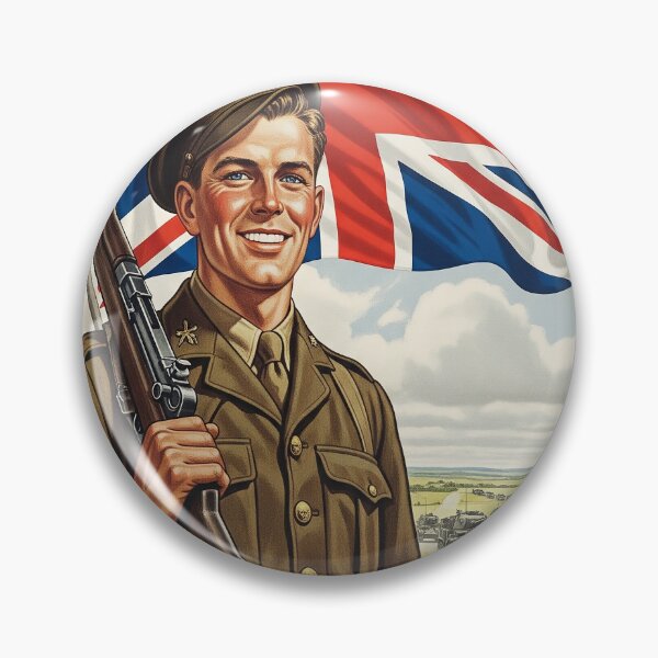 Item preview, British Army 1945 Poster designed and sold by Skyframe Aviation.
