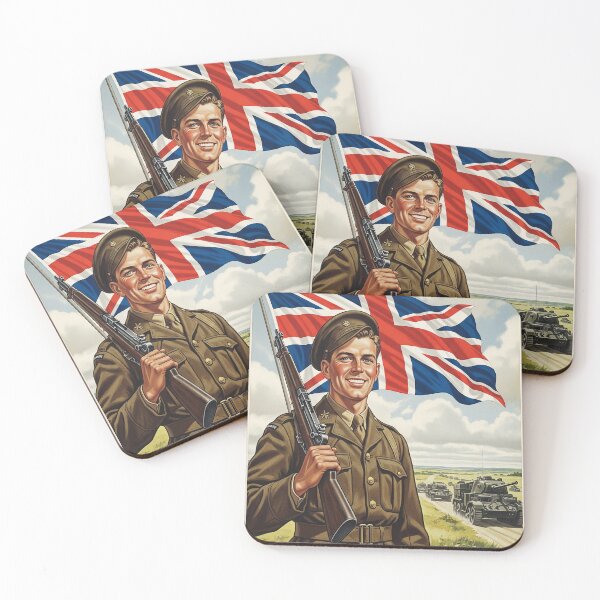 Item preview, British Army 1945 Poster designed and sold by Skyframe Aviation.