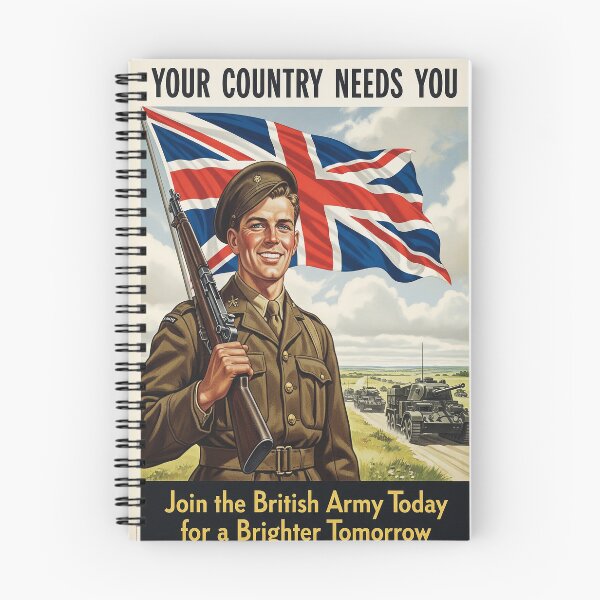 Item preview, British Army 1945 Poster designed and sold by Skyframe Aviation.