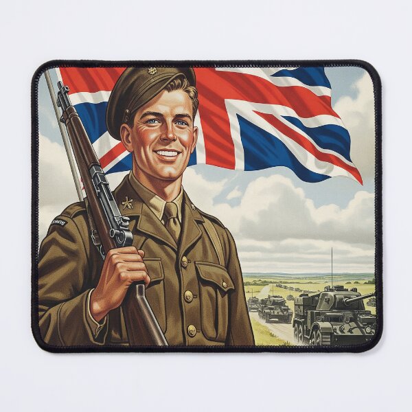 Item preview, British Army 1945 Poster designed and sold by Skyframe Aviation.