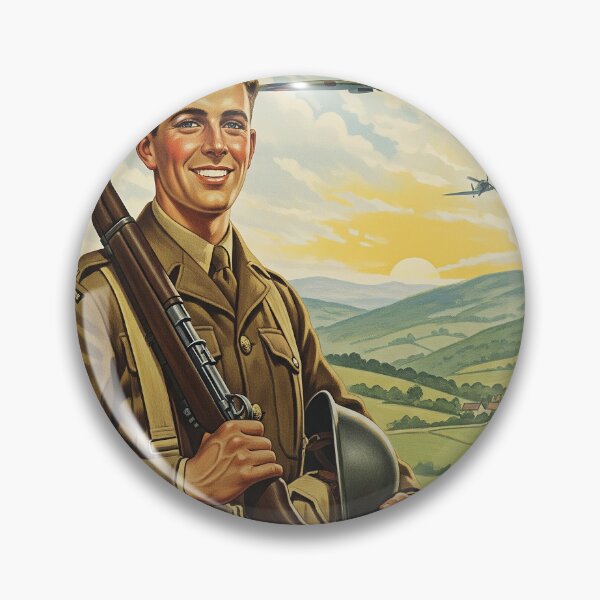 Item preview, British Army 1945 Poster designed and sold by Skyframe Aviation.