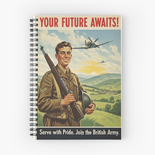 Item preview, British Army 1945 Poster designed and sold by Skyframe Aviation.