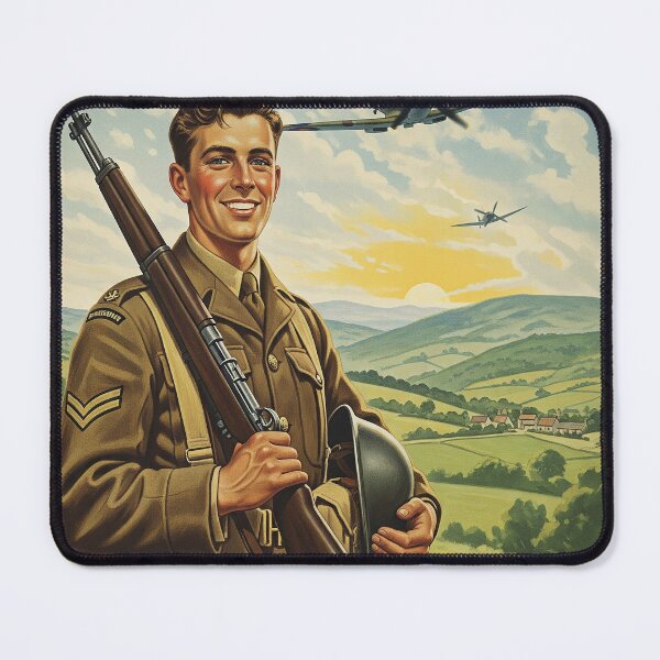 Item preview, British Army 1945 Poster designed and sold by Skyframe Aviation.