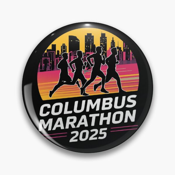 Artikelvorschau, Fan-Art zum Columbus Marathon 2025 entworfen und verkauft von Nordic Echo.