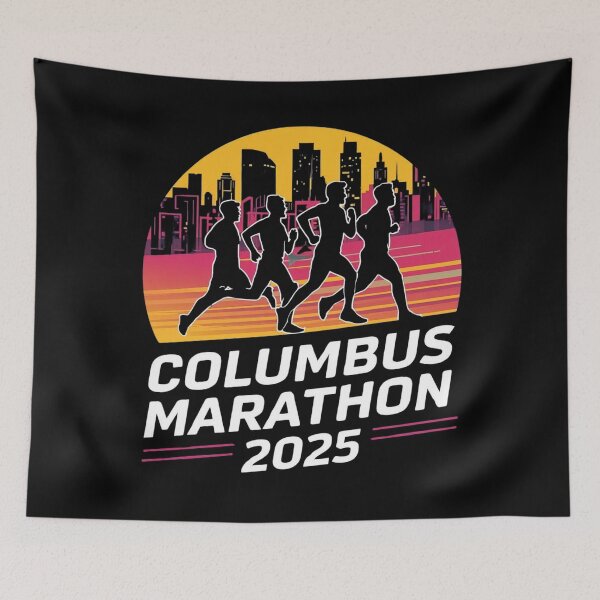 Item preview, Columbus Marathon 2025 fan art designed and sold by Nordic Echo.