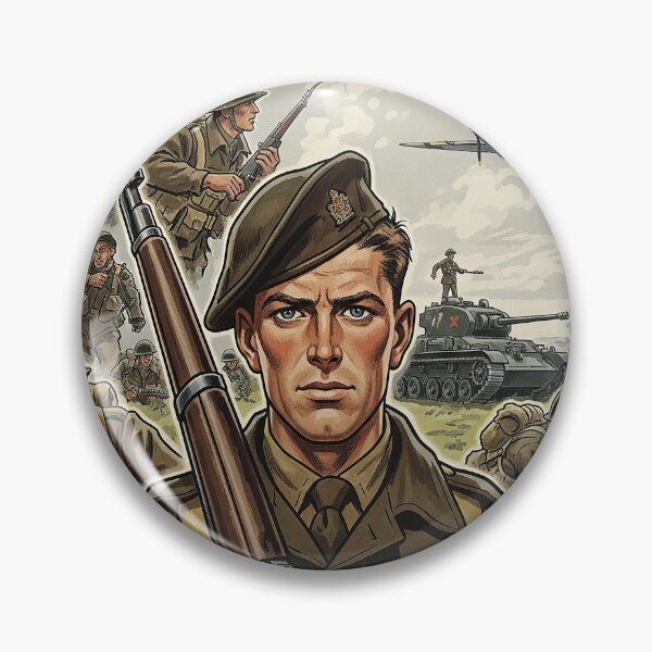 Item preview, British Army 1945 Poster designed and sold by Skyframe Aviation.