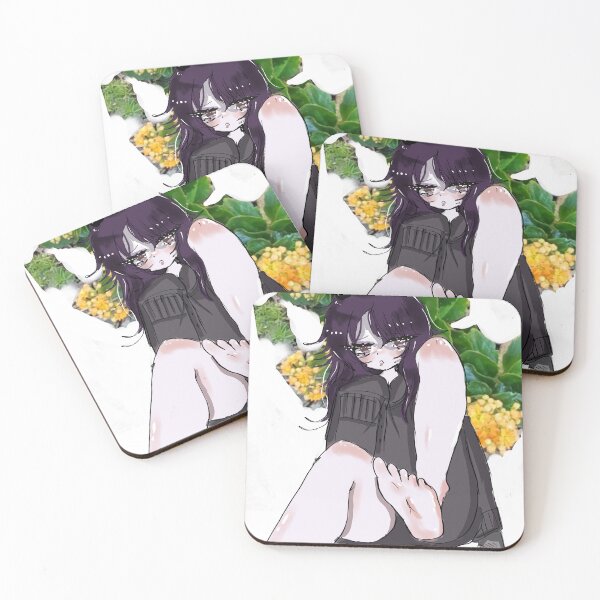 Item preview, Anime girl posing with flowers xx designed and sold by MysticRacoon6.