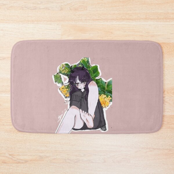 Item preview, Anime girl posing with flowers xx designed and sold by MysticRacoon6.